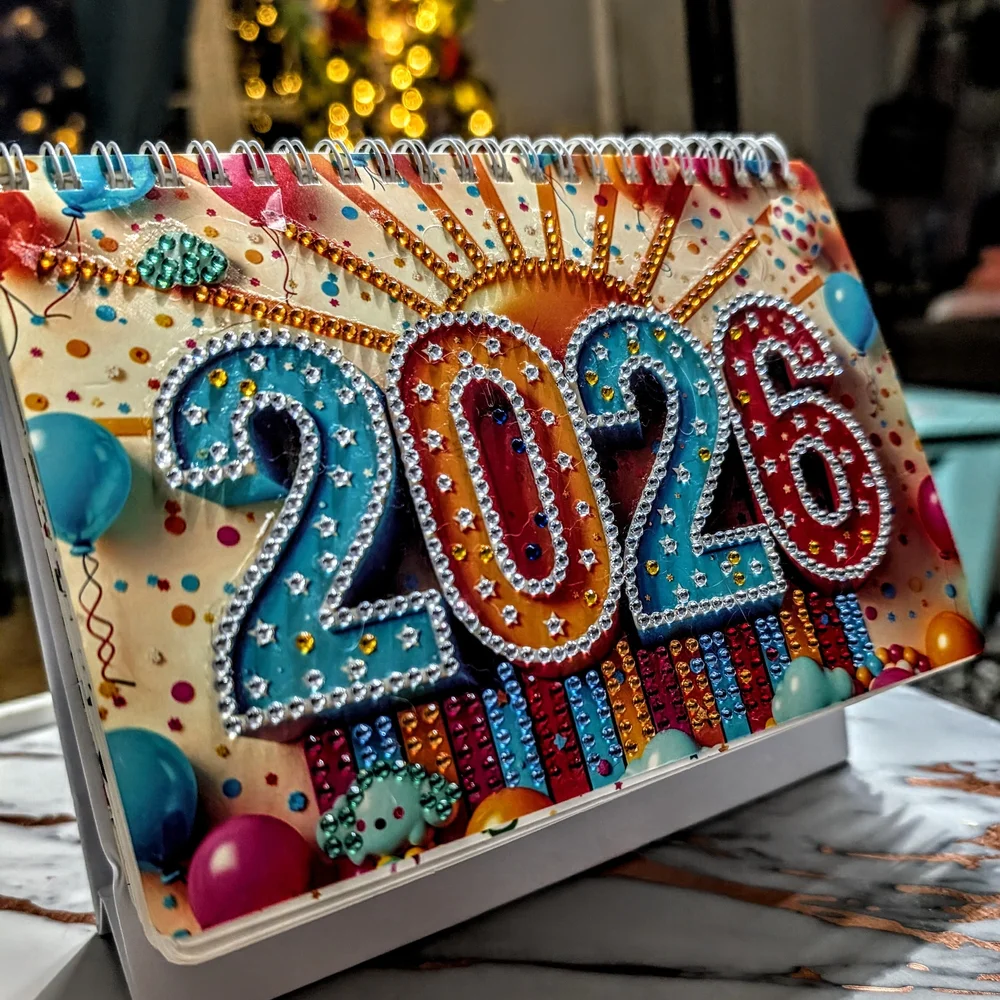 ✨ Grace Through the Seasons™ Diamond Art Desk Calendar ✨